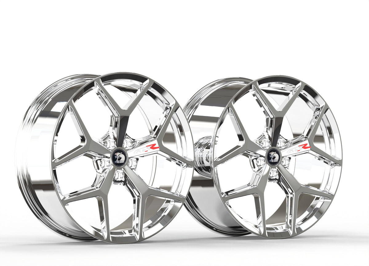 22" VF HSV GTSR FULL FORGED Wheels – Full Polished or Chrome