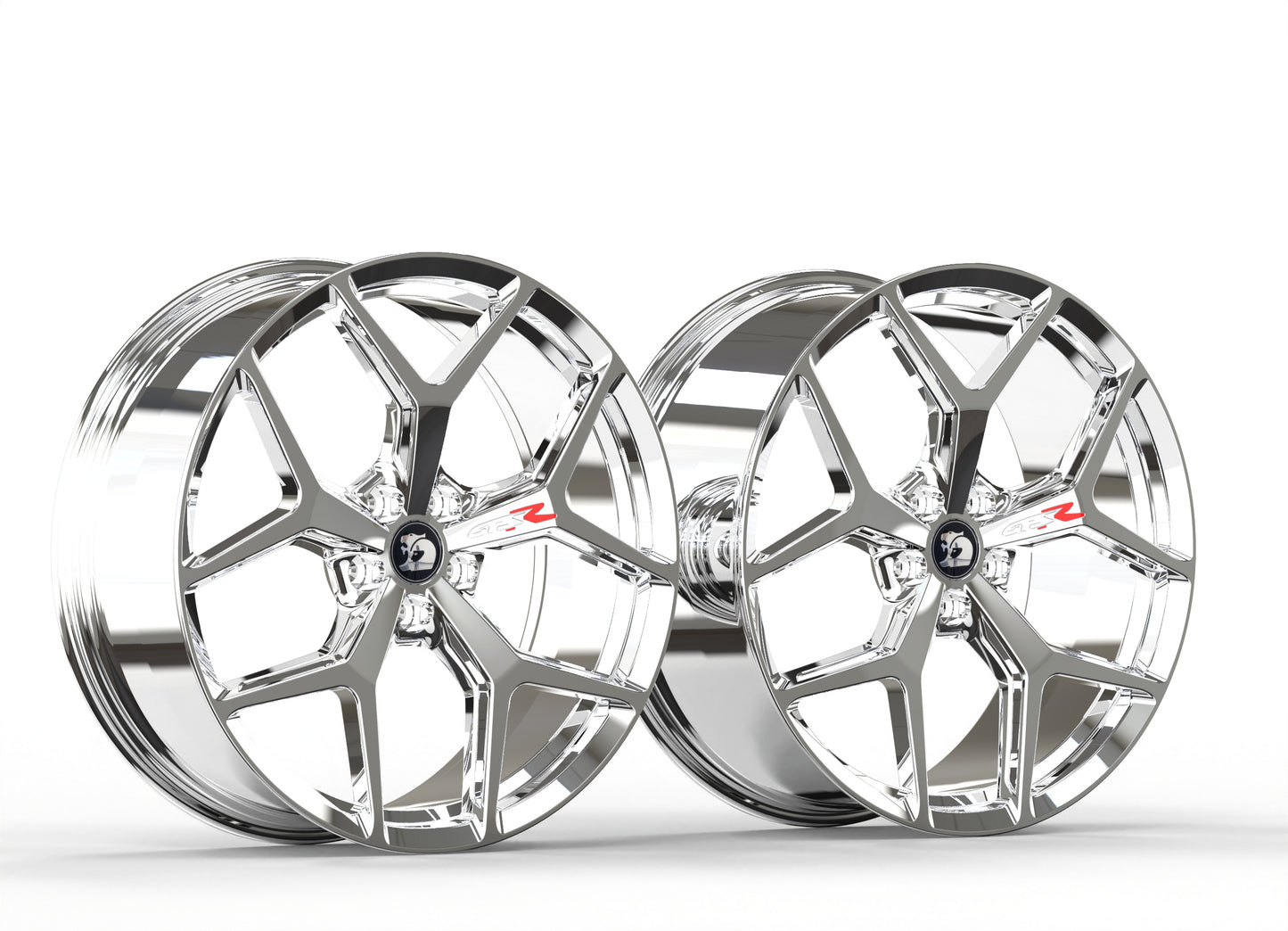 22" VF HSV GTSR FULL FORGED Wheels – Full Polished or Chrome