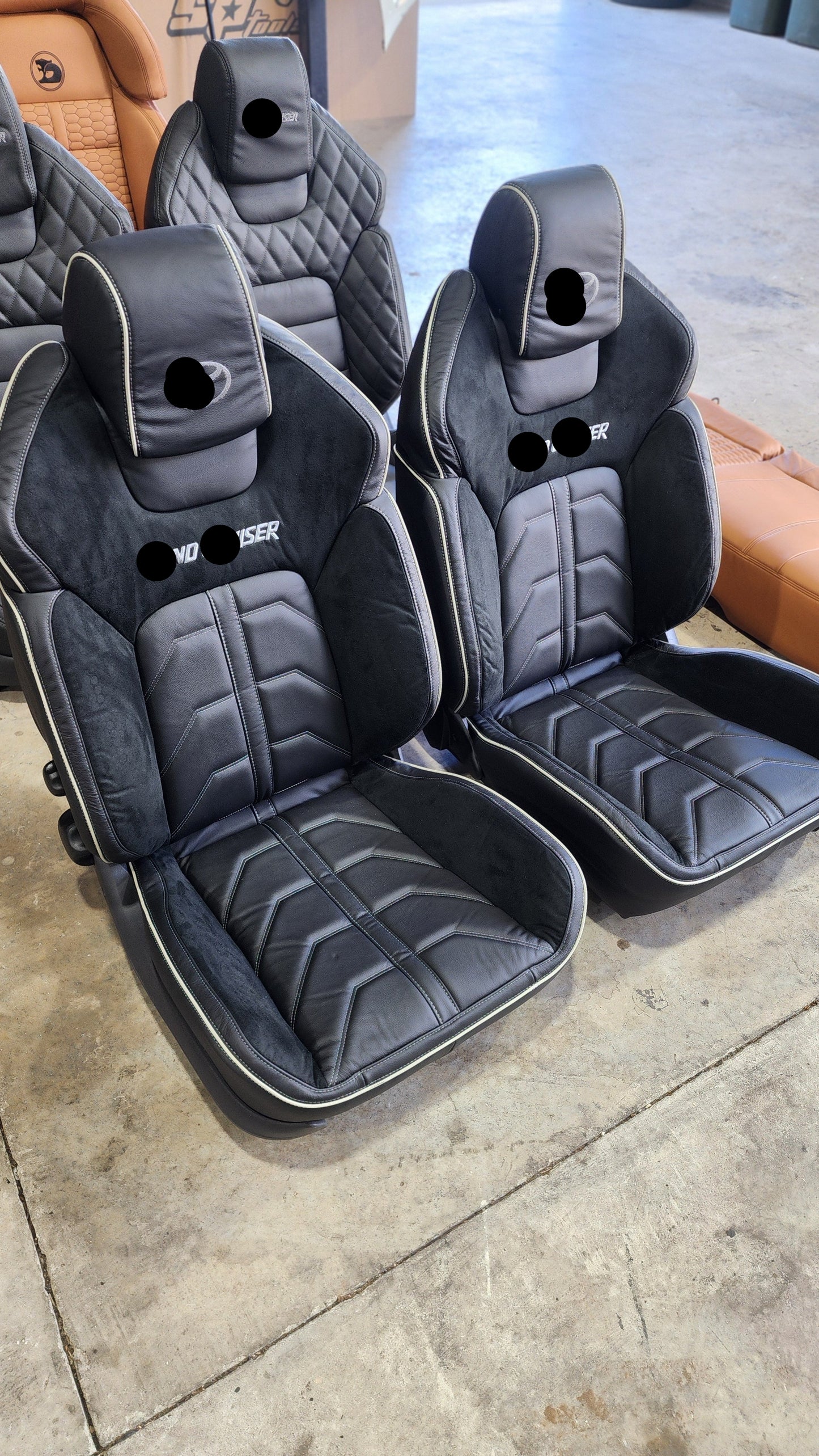 Transform Your 70 Series: Custom Deluxe 4x4 Seats (75–79) with Adaptors Included