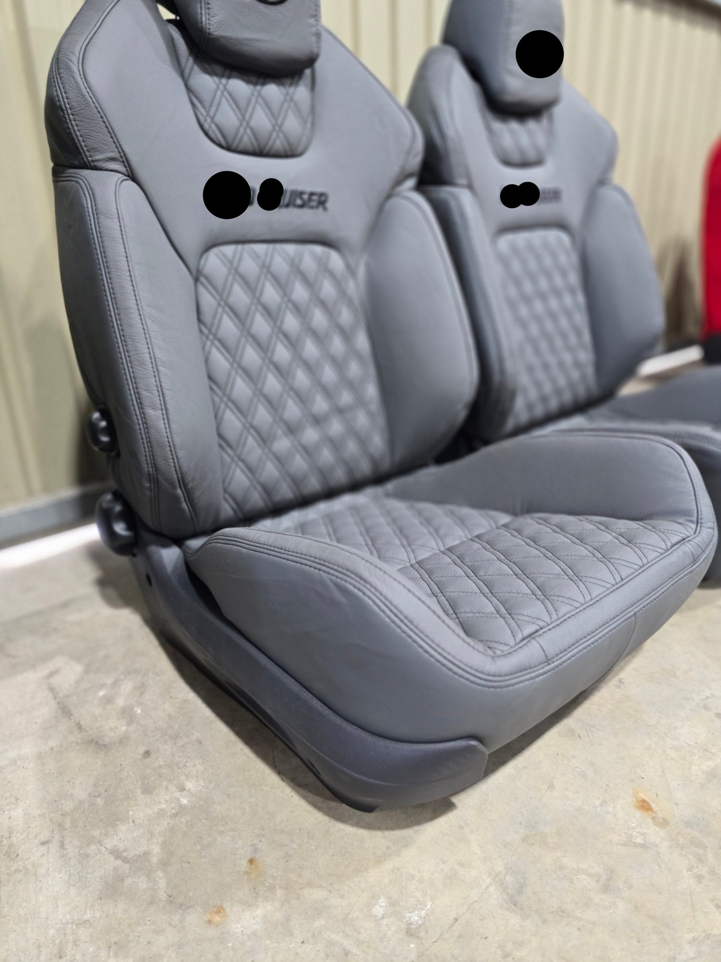 Transform Your 70 Series: Custom Deluxe 4x4 Seats (75–79) with Adaptors Included