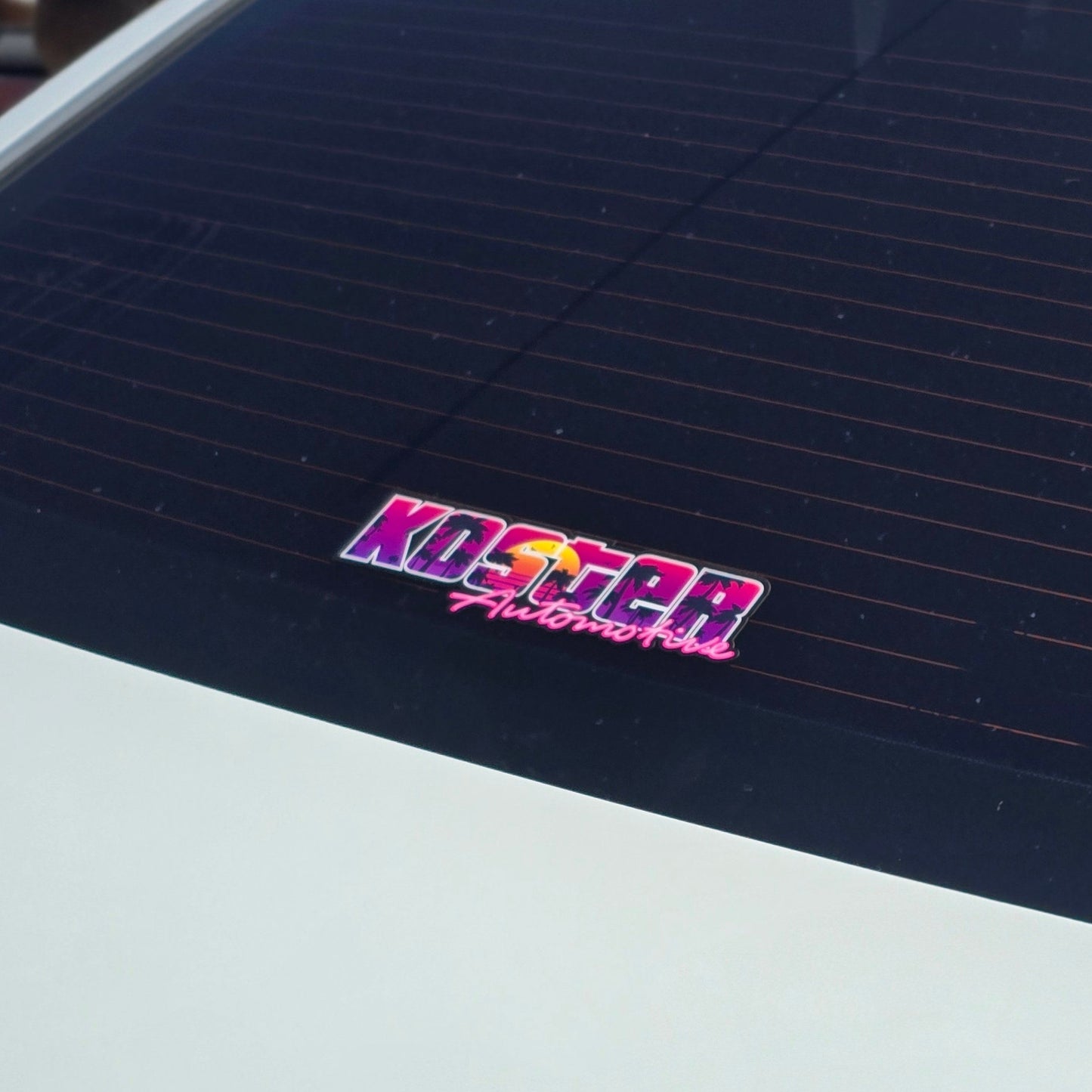*KOSTER Automotive Sticker 280mm x 85mm