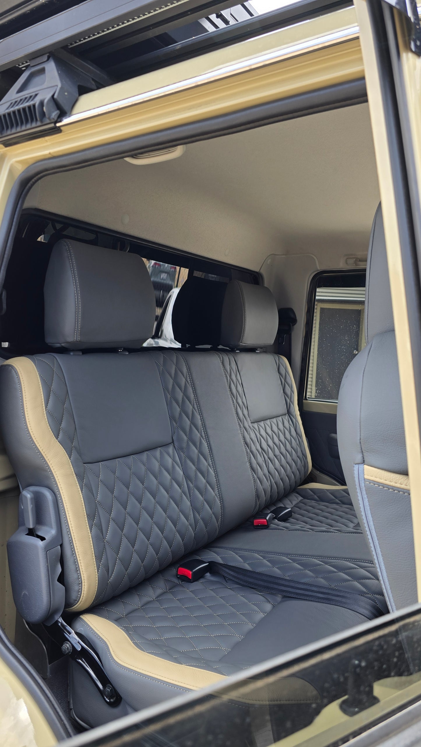 Transform Your 70 Series: Custom Deluxe 4x4 Seats (75–79) with Adaptors Included