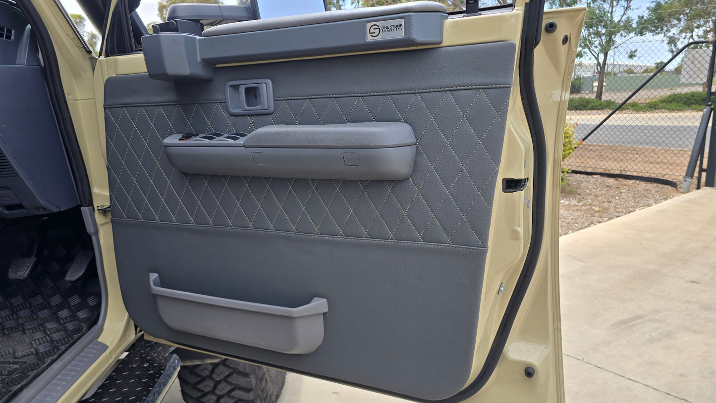 Transform Your 70 Series: Custom Deluxe 4x4 Seats (75–79) with Adaptors Included