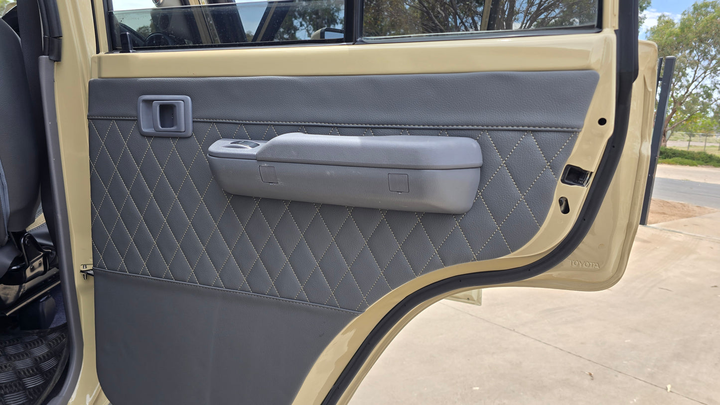 Transform Your 70 Series: Custom Deluxe 4x4 Seats (75–79) with Adaptors Included