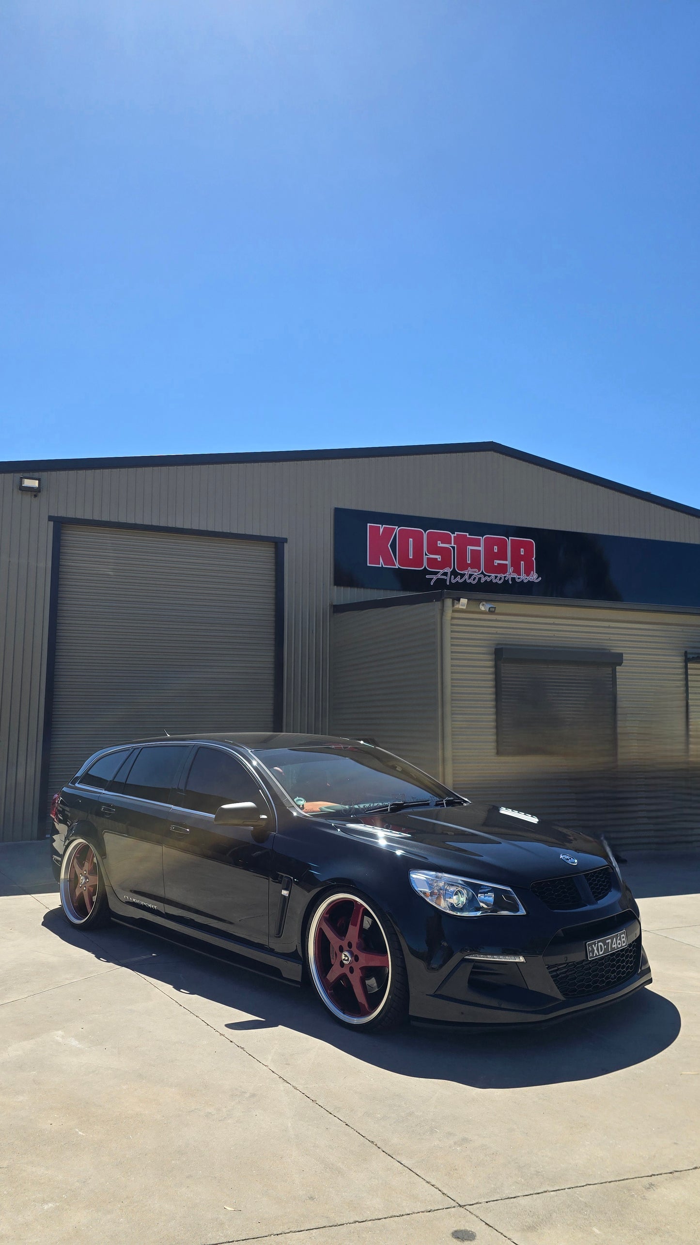 Koster Automotive Front Window Banner - Cursive