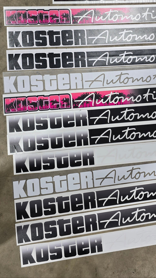 Koster Automotive Door Banners
