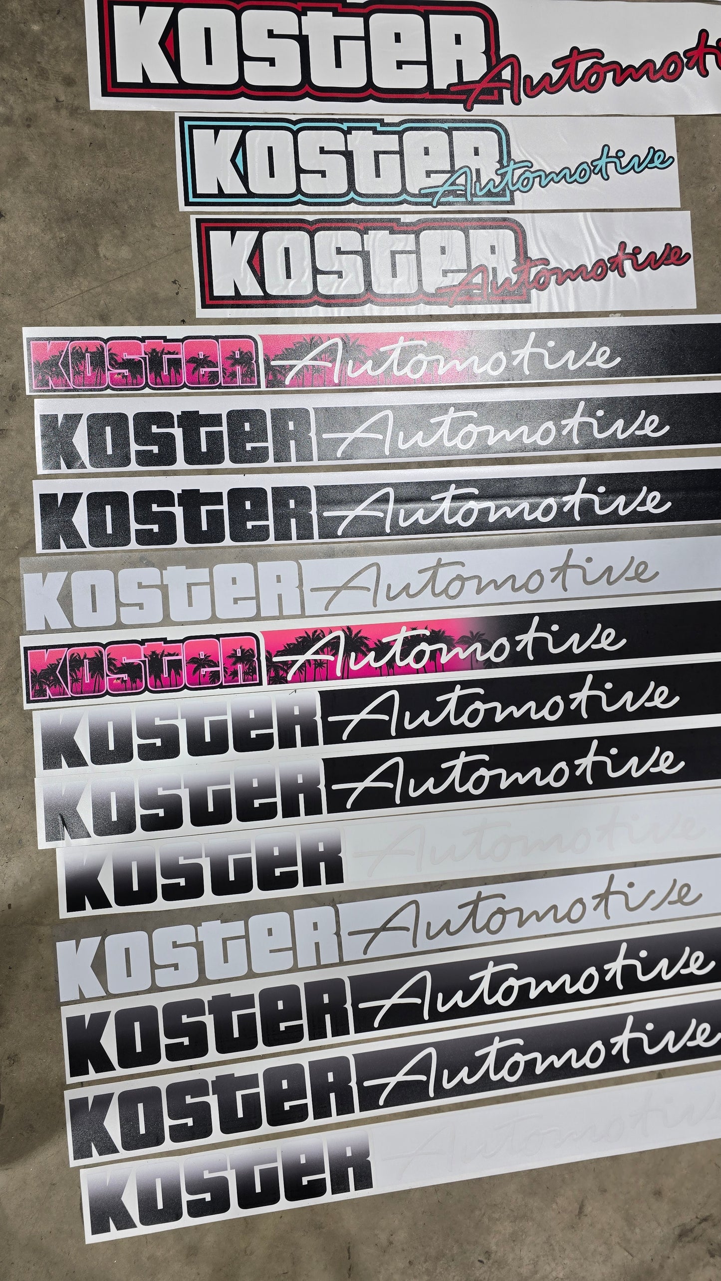 Koster Automotive Door Banners