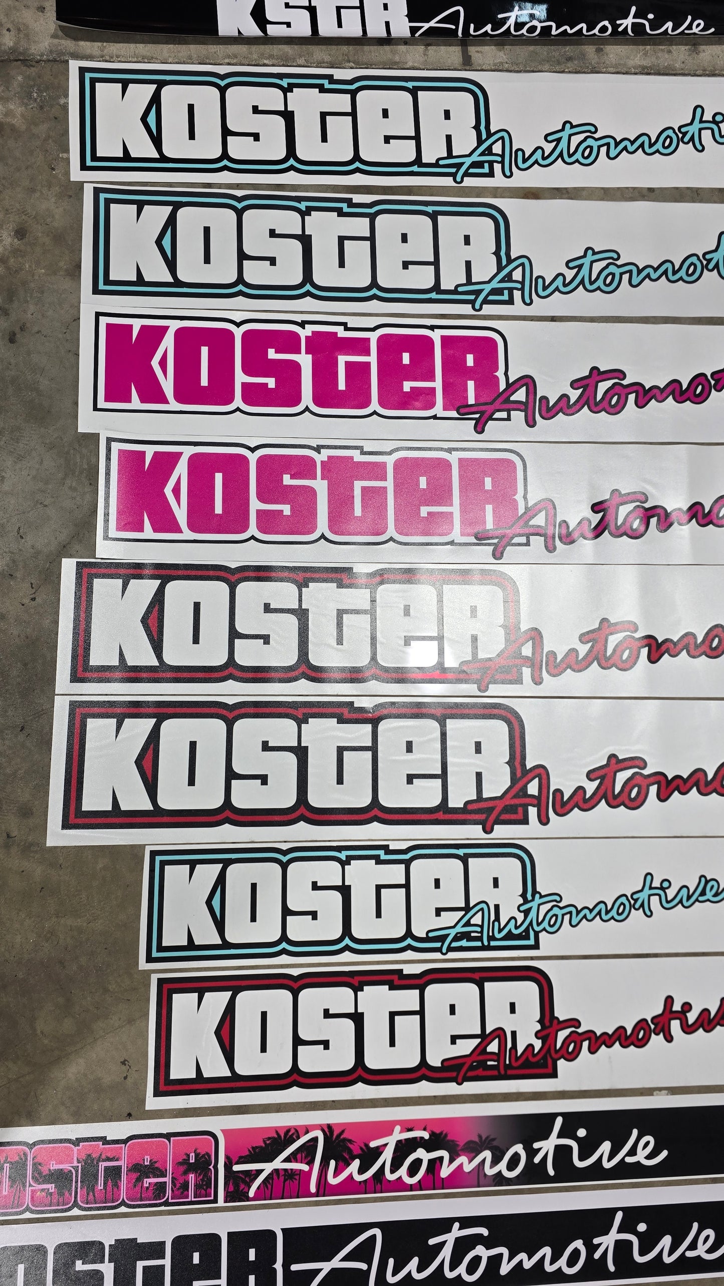 Koster Automotive Door Banners