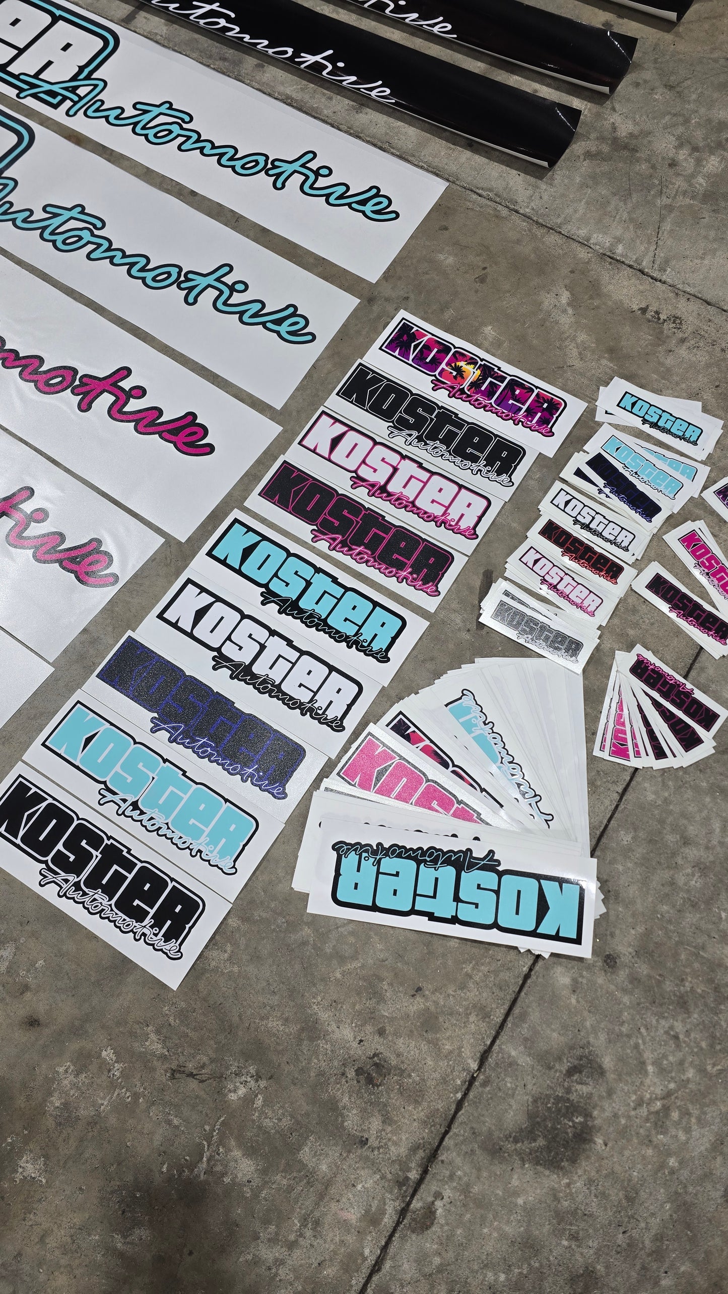 *KOSTER Automotive Sticker 280mm x 85mm