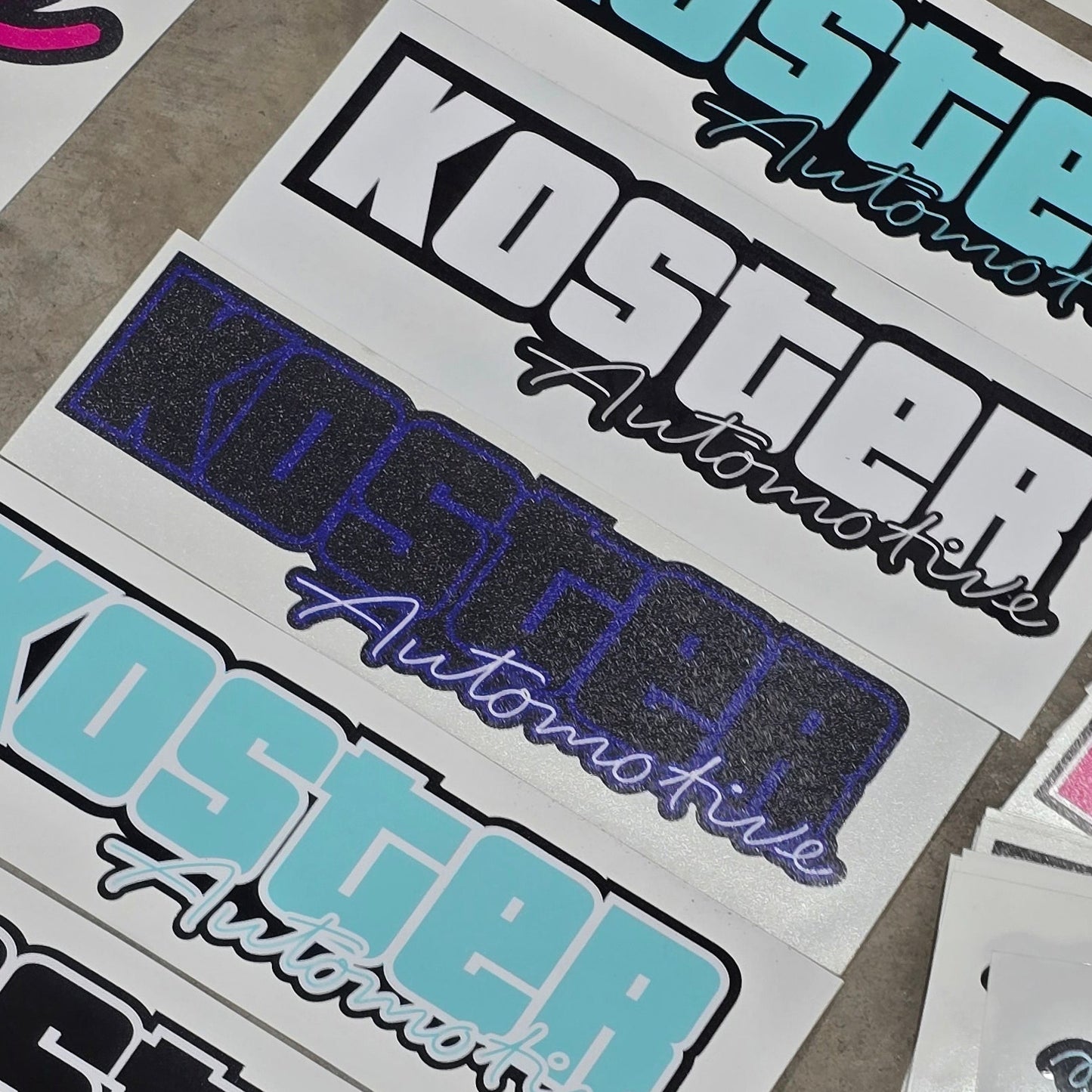 *KOSTER Automotive Sticker 280mm x 85mm