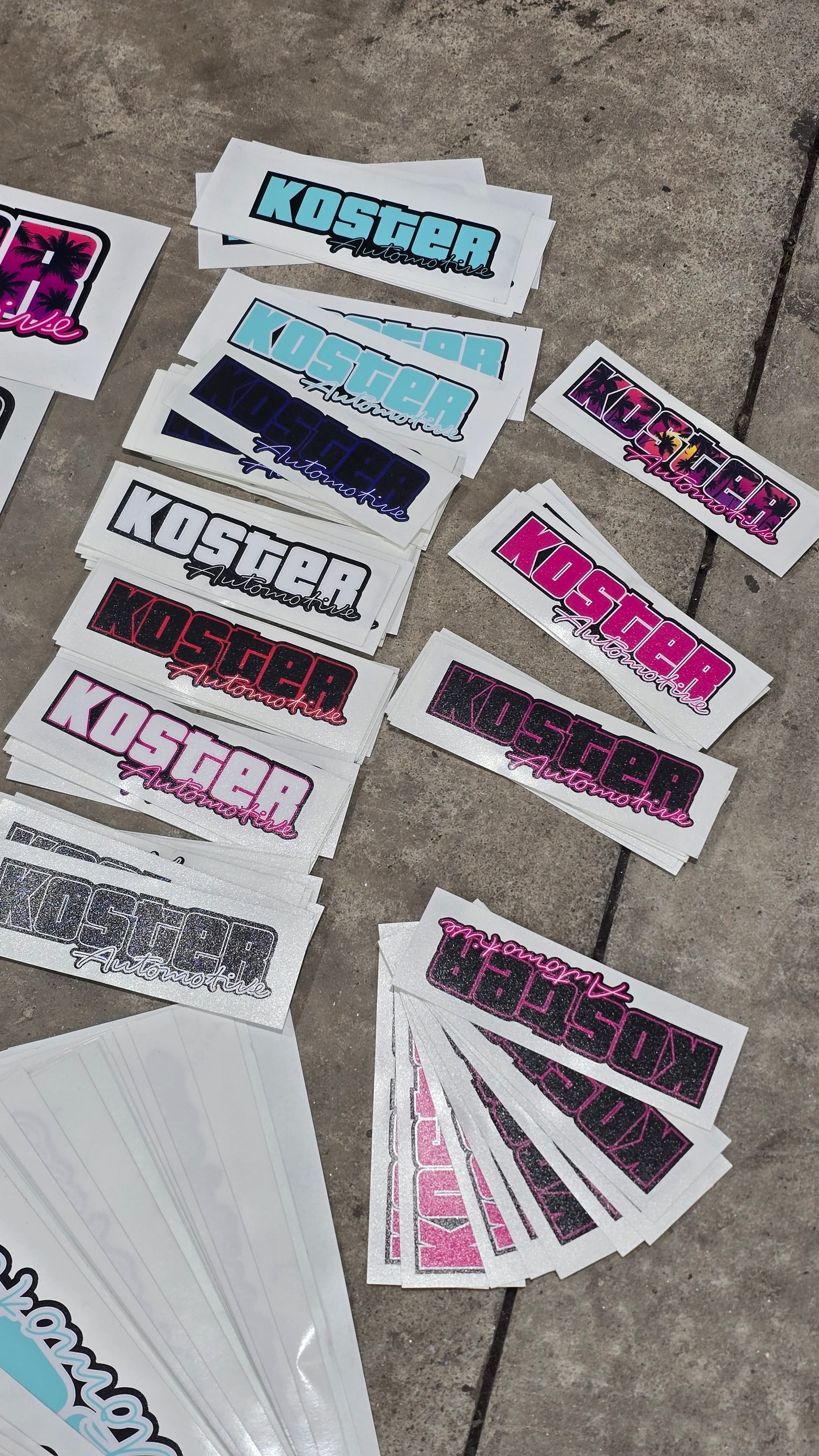 *KOSTER Automotive Sticker 280mm x 85mm