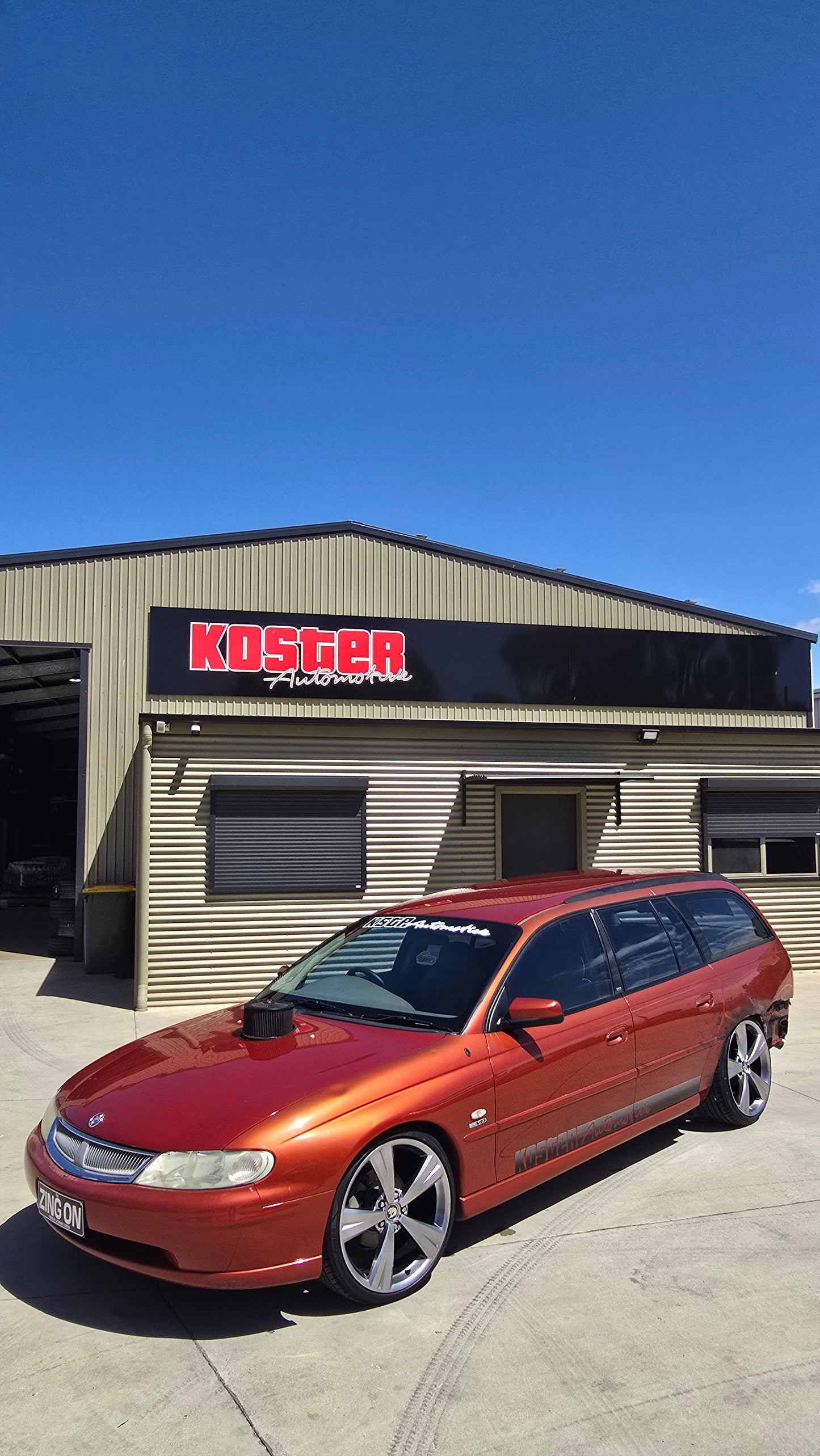 Koster Automotive Front Window Banner - KSTR