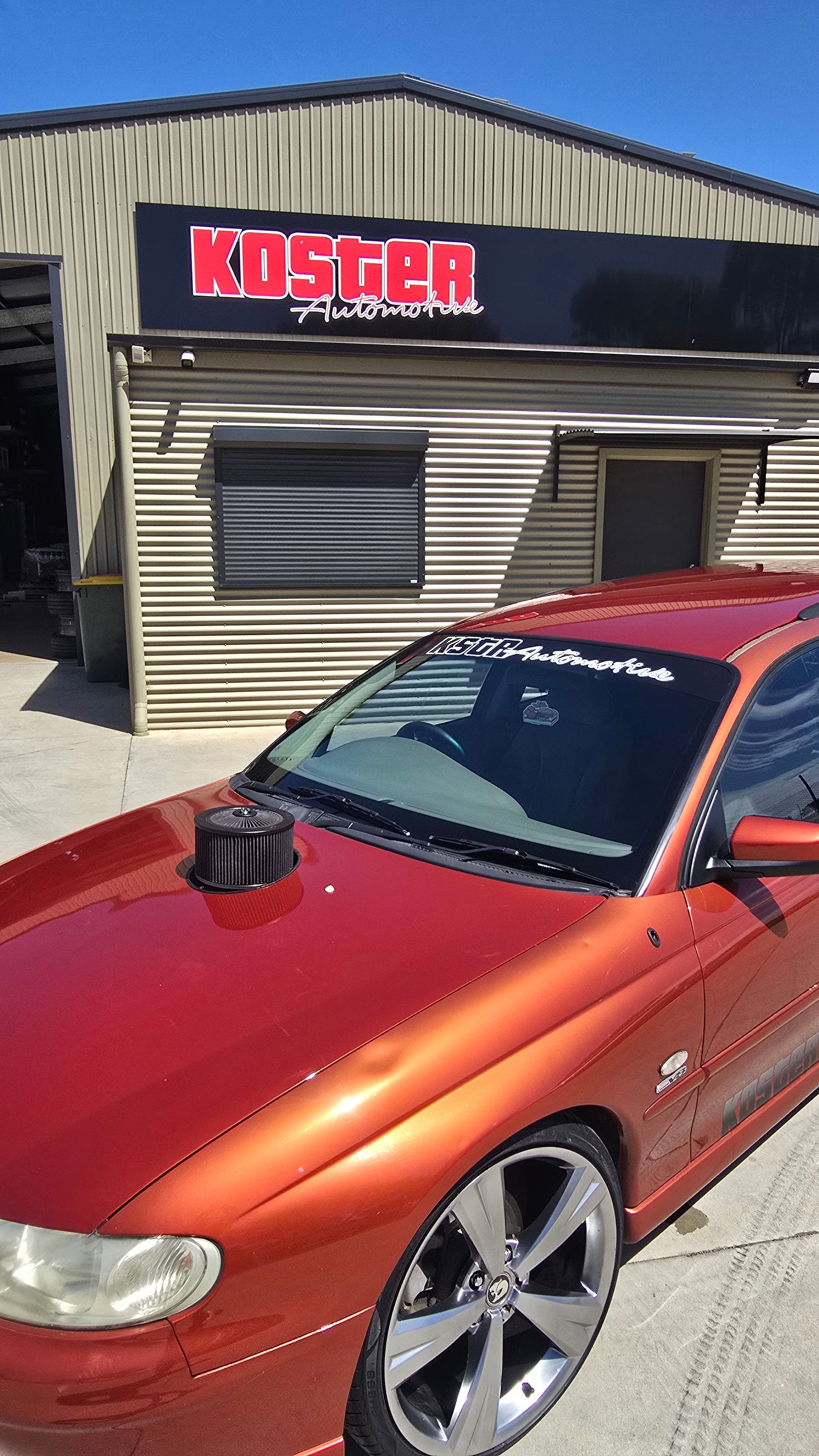 Koster Automotive Front Window Banner - KSTR