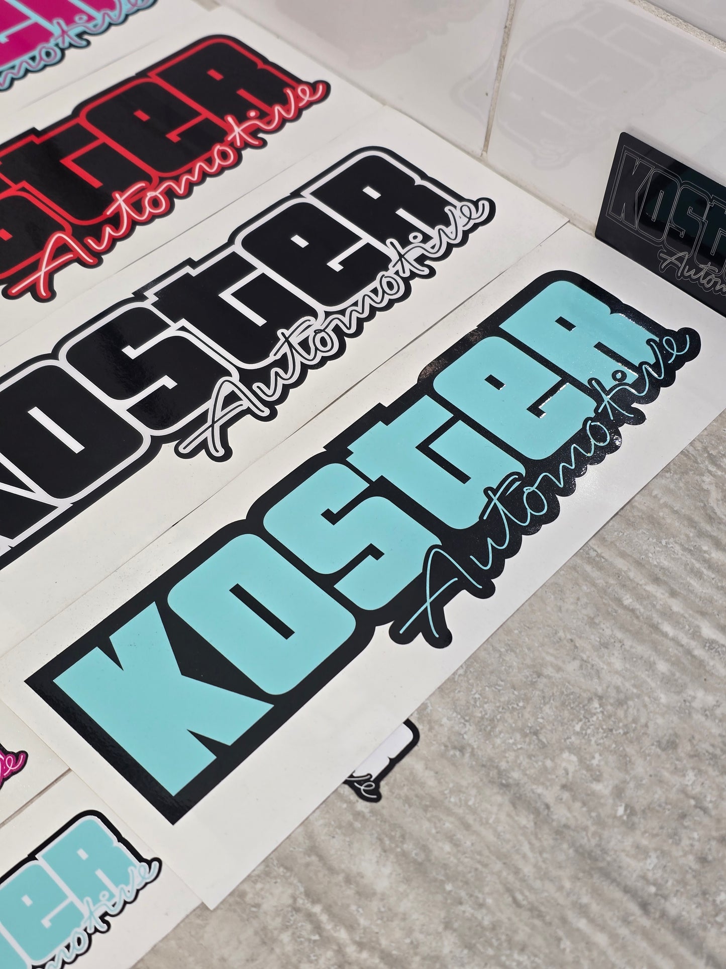 *KOSTER Automotive Sticker 280mm x 85mm