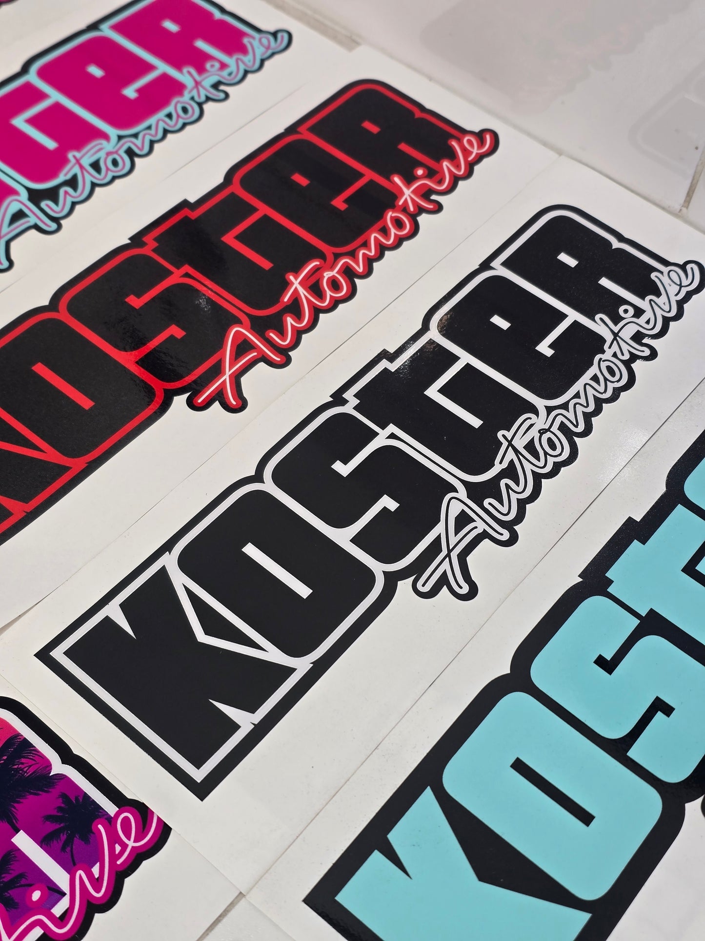 *KOSTER Automotive Sticker 280mm x 85mm