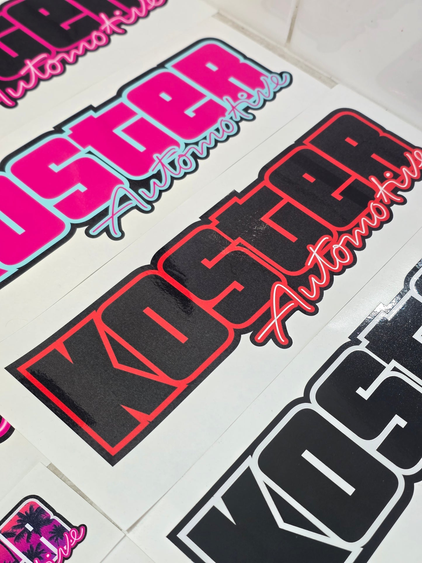 *KOSTER Automotive Sticker 280mm x 85mm