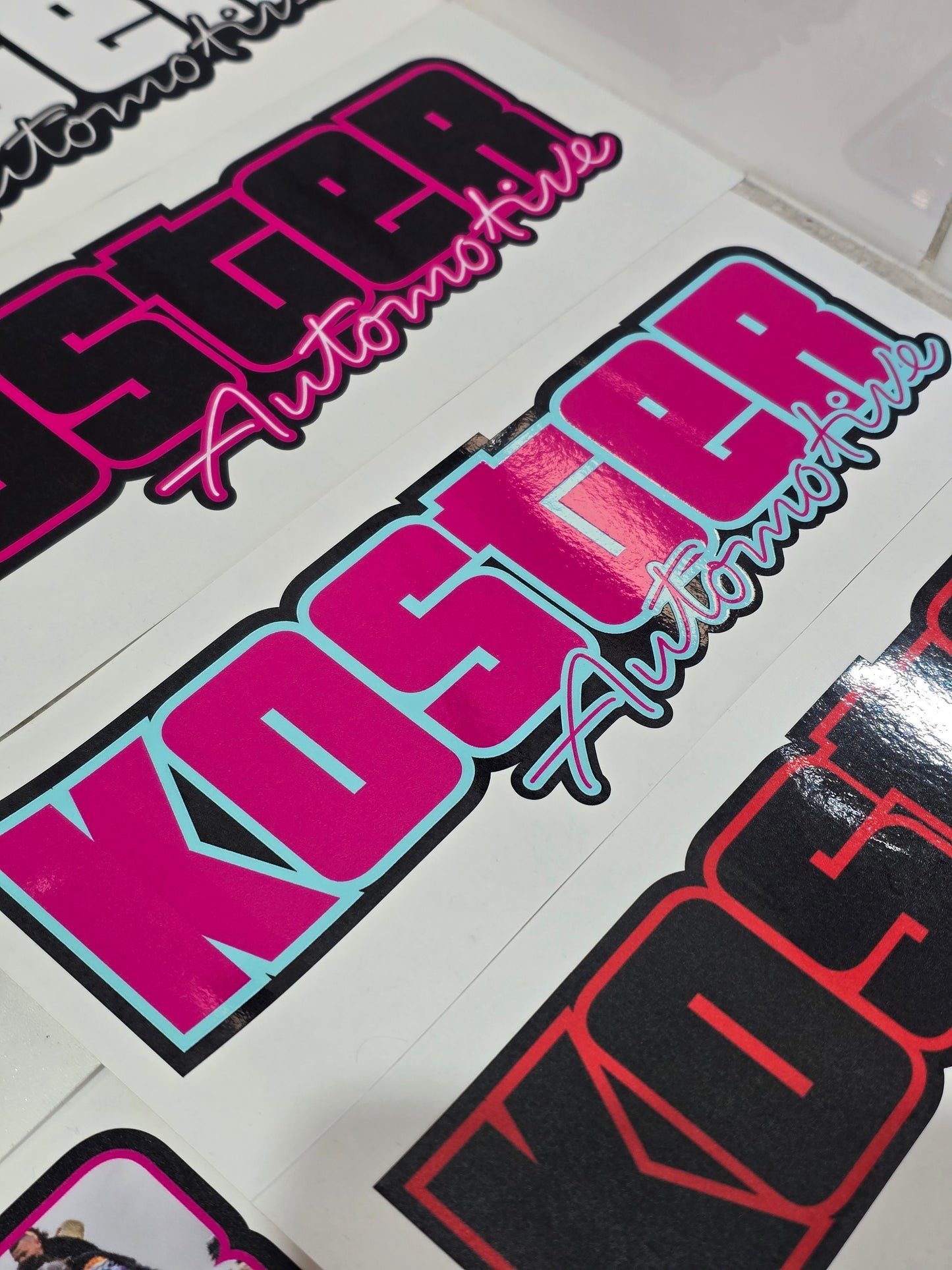*KOSTER Automotive Sticker 280mm x 85mm