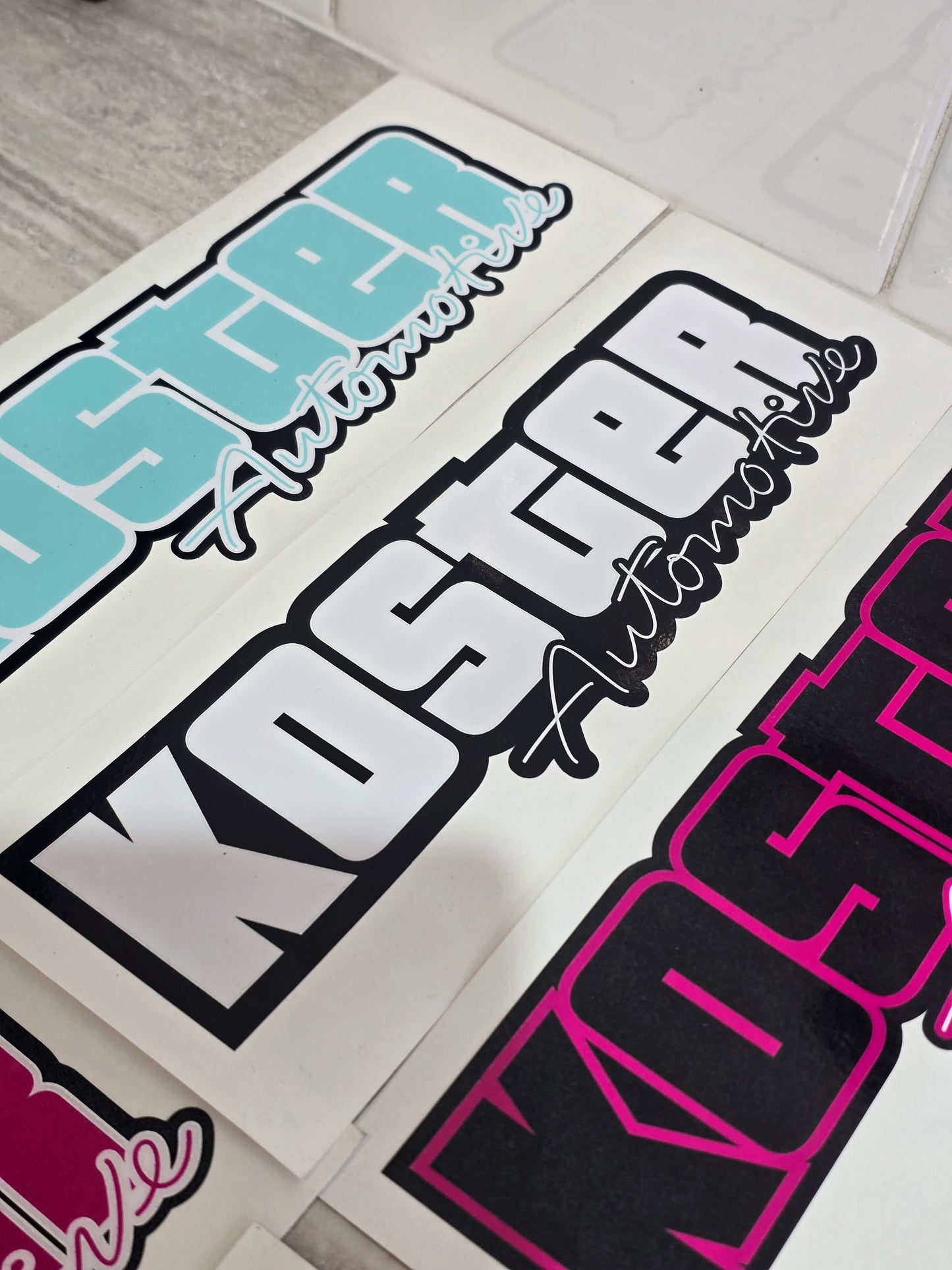 *KOSTER Automotive Sticker 280mm x 85mm