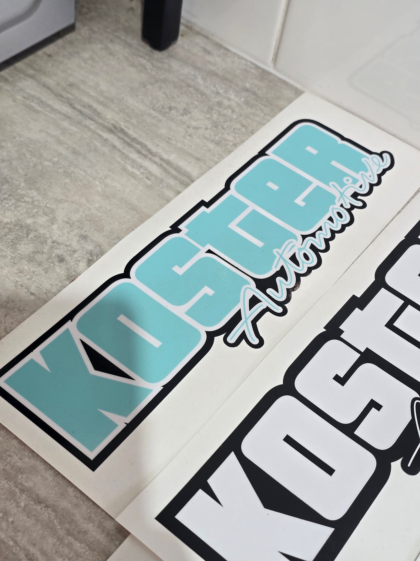 *KOSTER Automotive Sticker 280mm x 85mm
