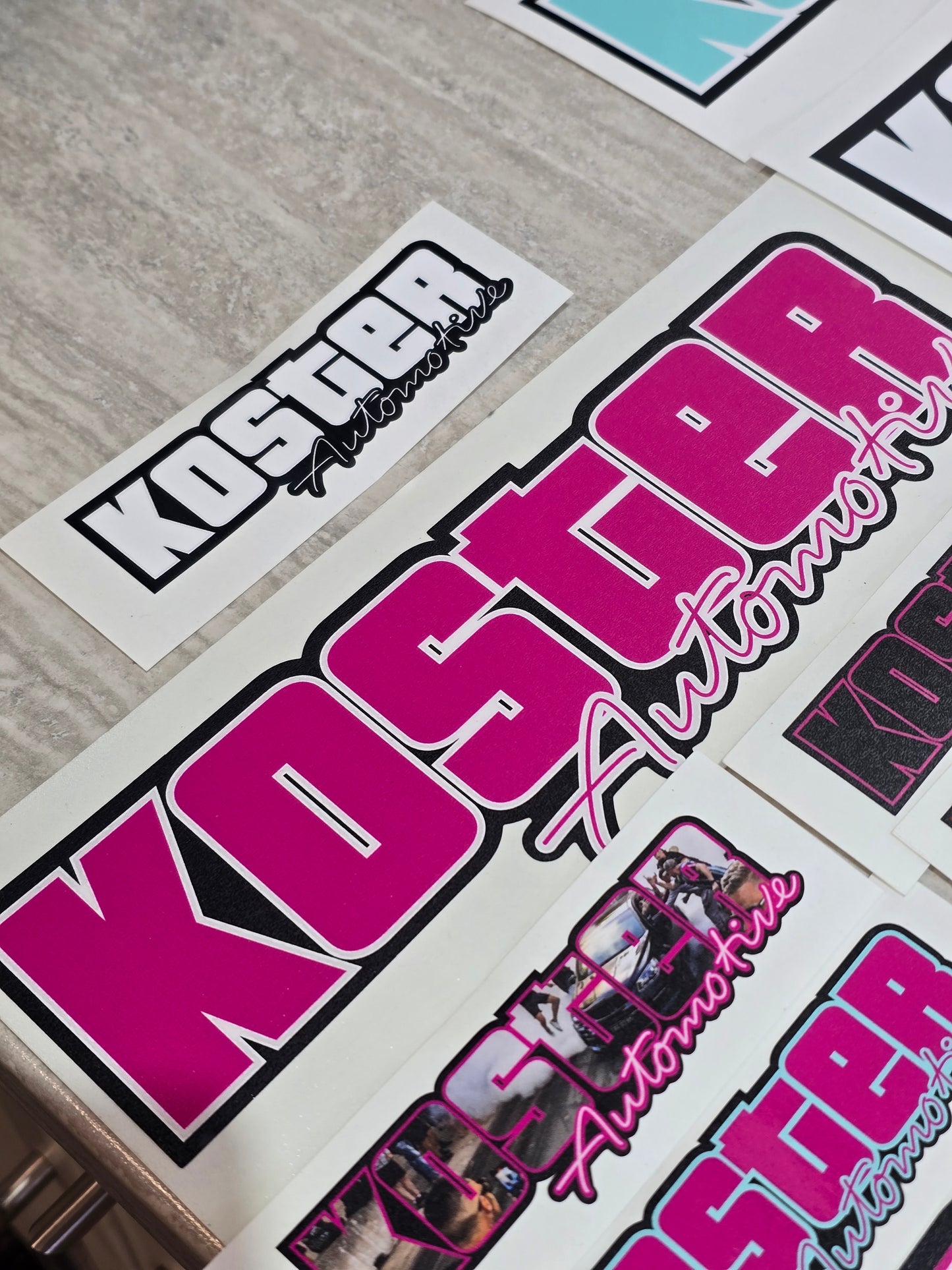 *KOSTER Automotive Sticker 280mm x 85mm