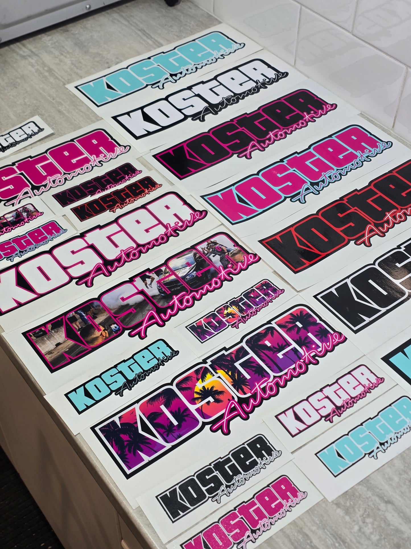 *KOSTER Automotive Sticker 280mm x 85mm
