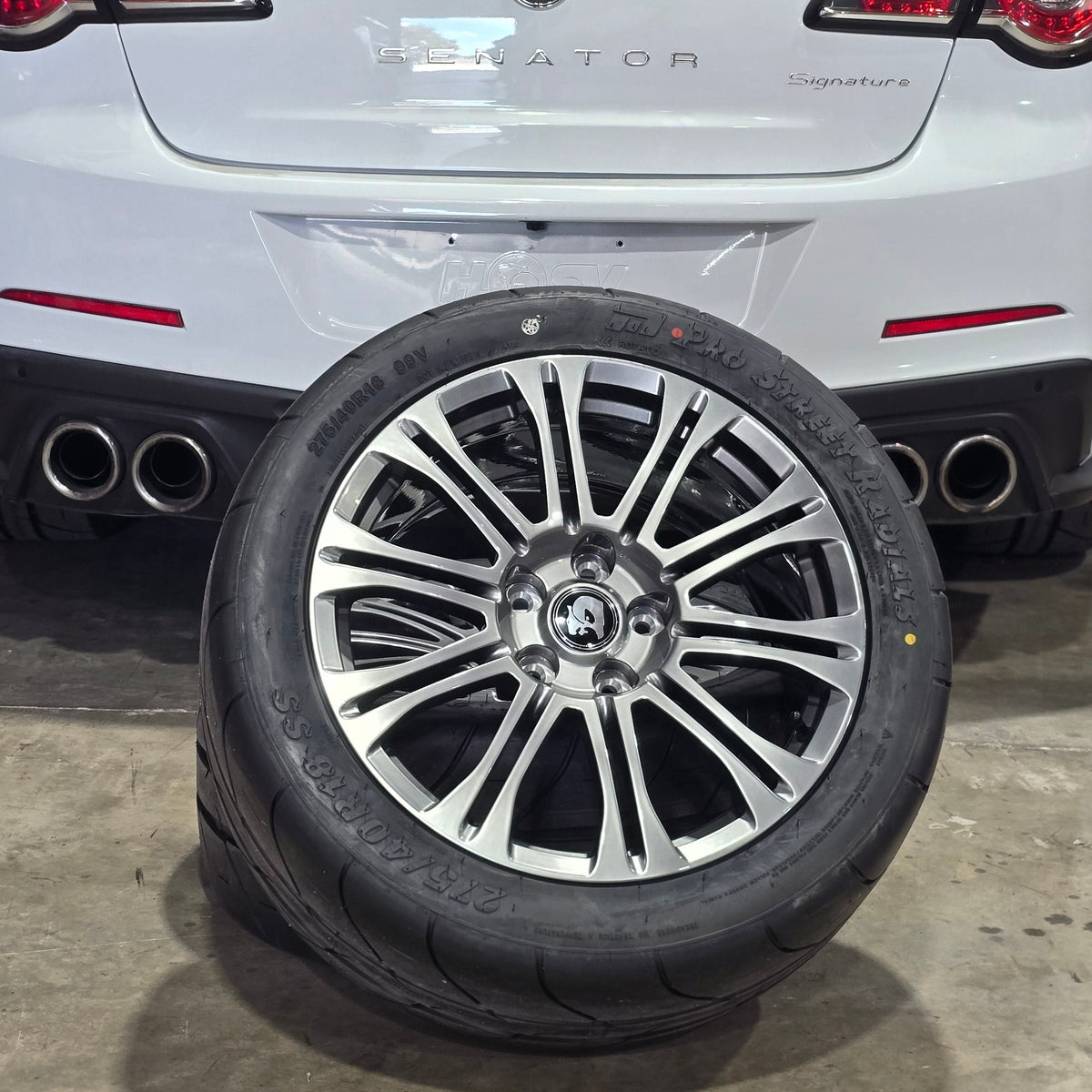 18" VF Senator / WN Grange Forged Wheels Drag Pack / Roll Racing VE-VF