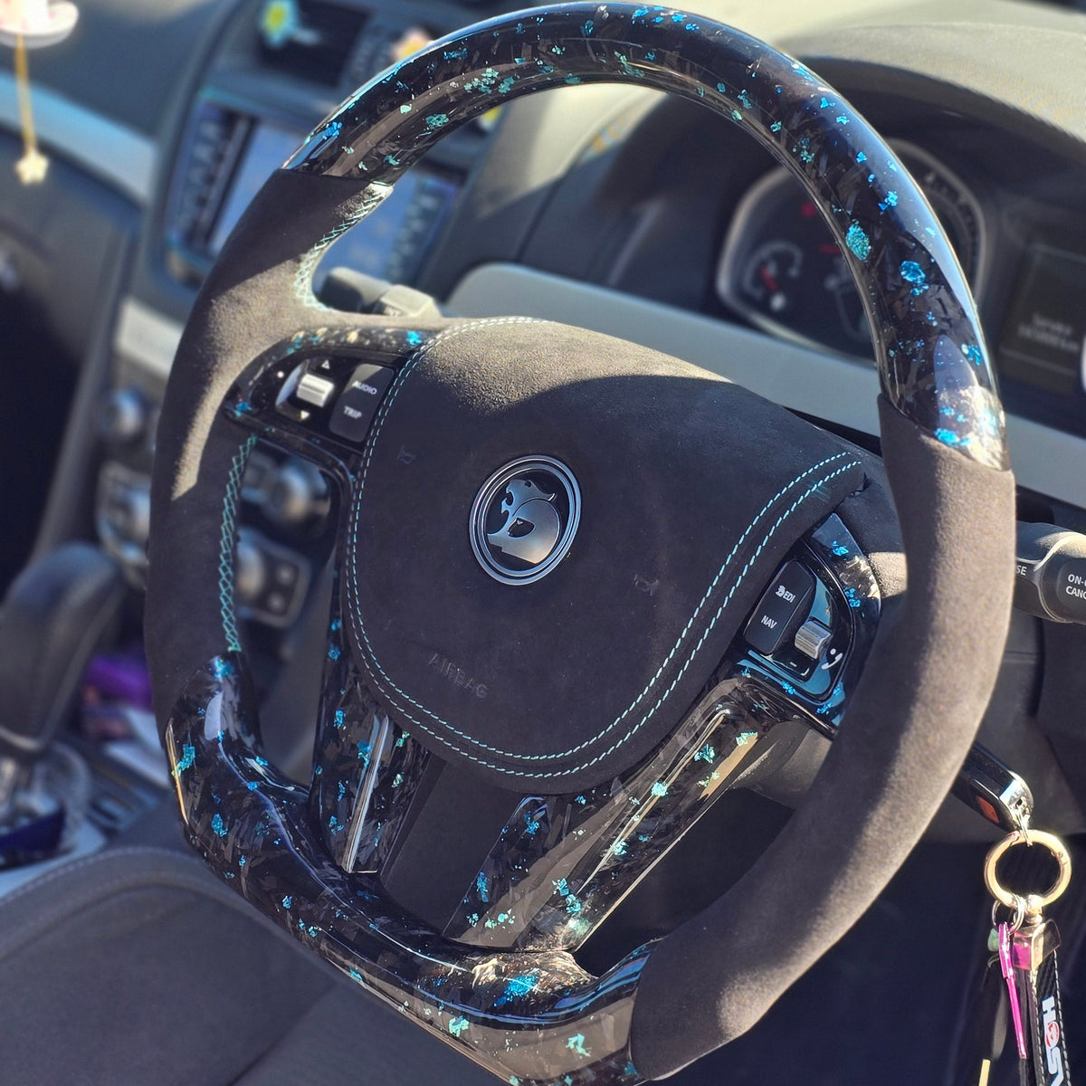Forged Carbon Steering Wheels - to Suit HOLDEN / FORD VY VZ VE VF FG