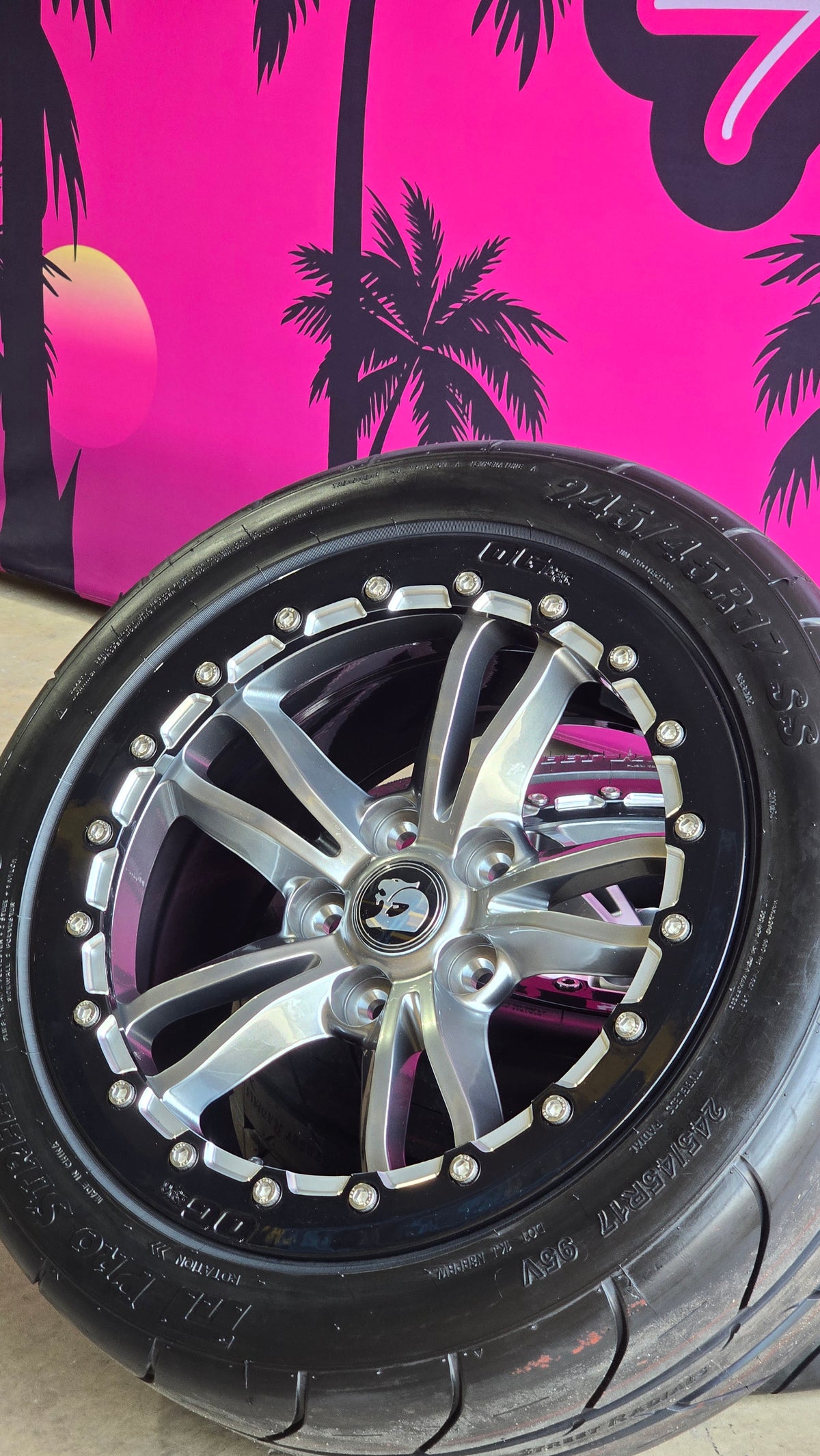 17" HYPER VF Rapier Forged Beadlock Wheels Drag Pack / Roll Racing VS-VF