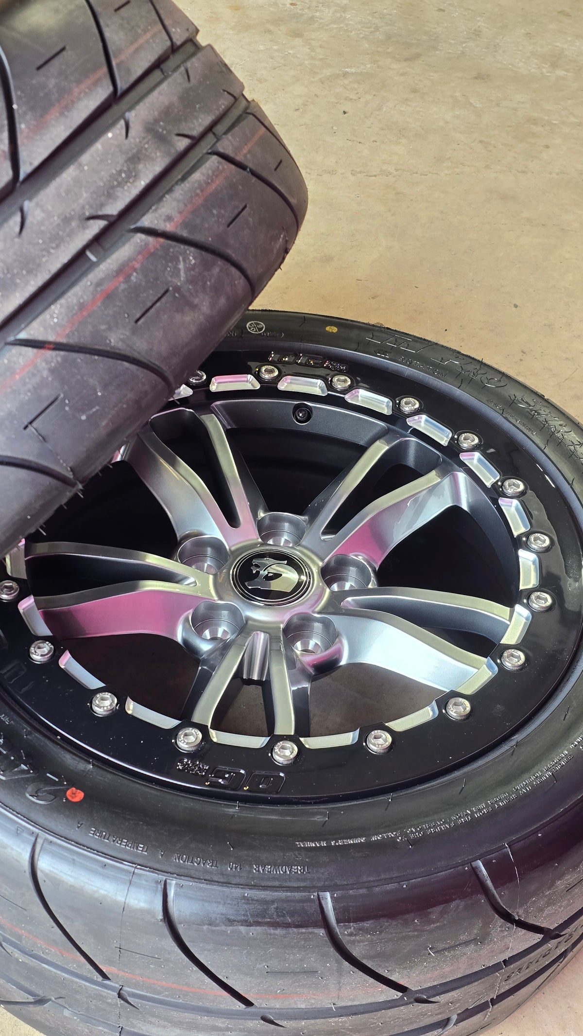17" HYPER VF Rapier Forged Beadlock Wheels Drag Pack / Roll Racing VS-VF