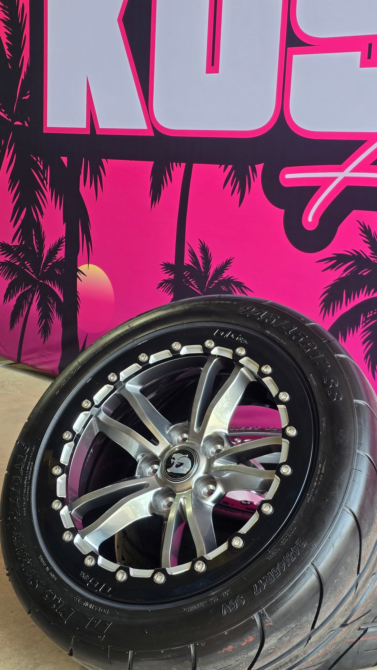 17" HYPER VF Rapier Forged Beadlock Wheels Drag Pack / Roll Racing VS-VF