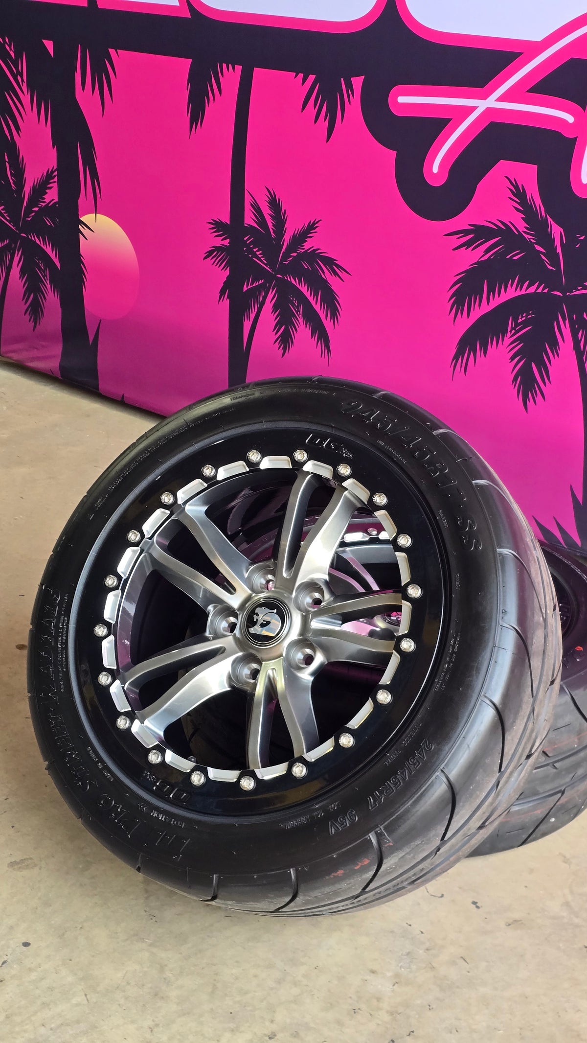 17" HYPER VF Rapier Forged Beadlock Wheels Drag Pack / Roll Racing VS-VF