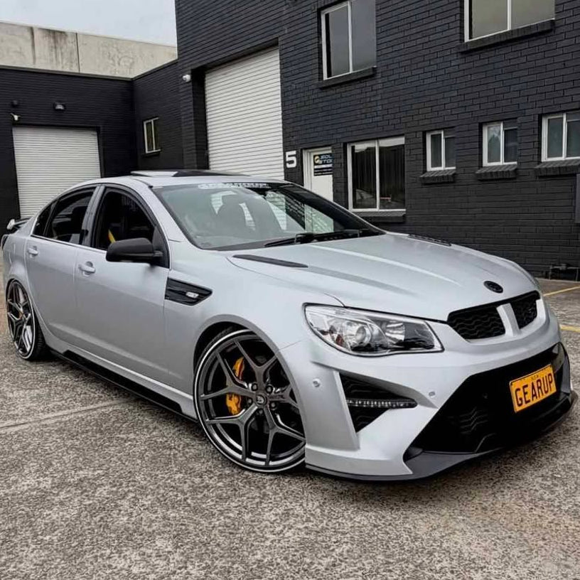 22" VF HSV GTSR Engraved Wheels SEMI FORGED – Hyper Black & Gloss Black