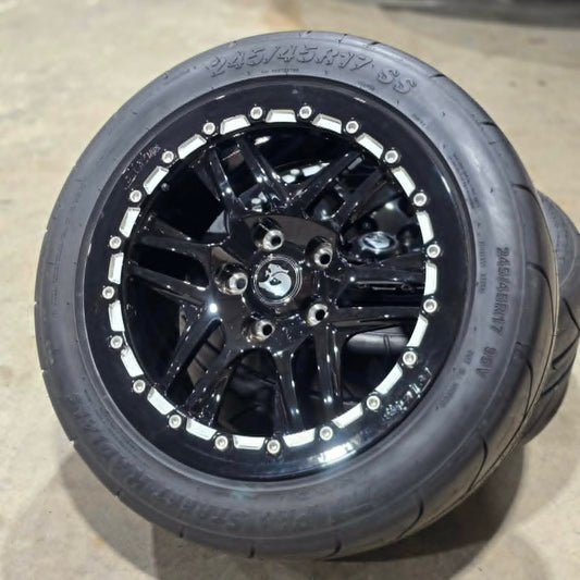17" VF GTS Blade Forged Beadlock Wheels Drag Pack / Roll Racing VS-VF
