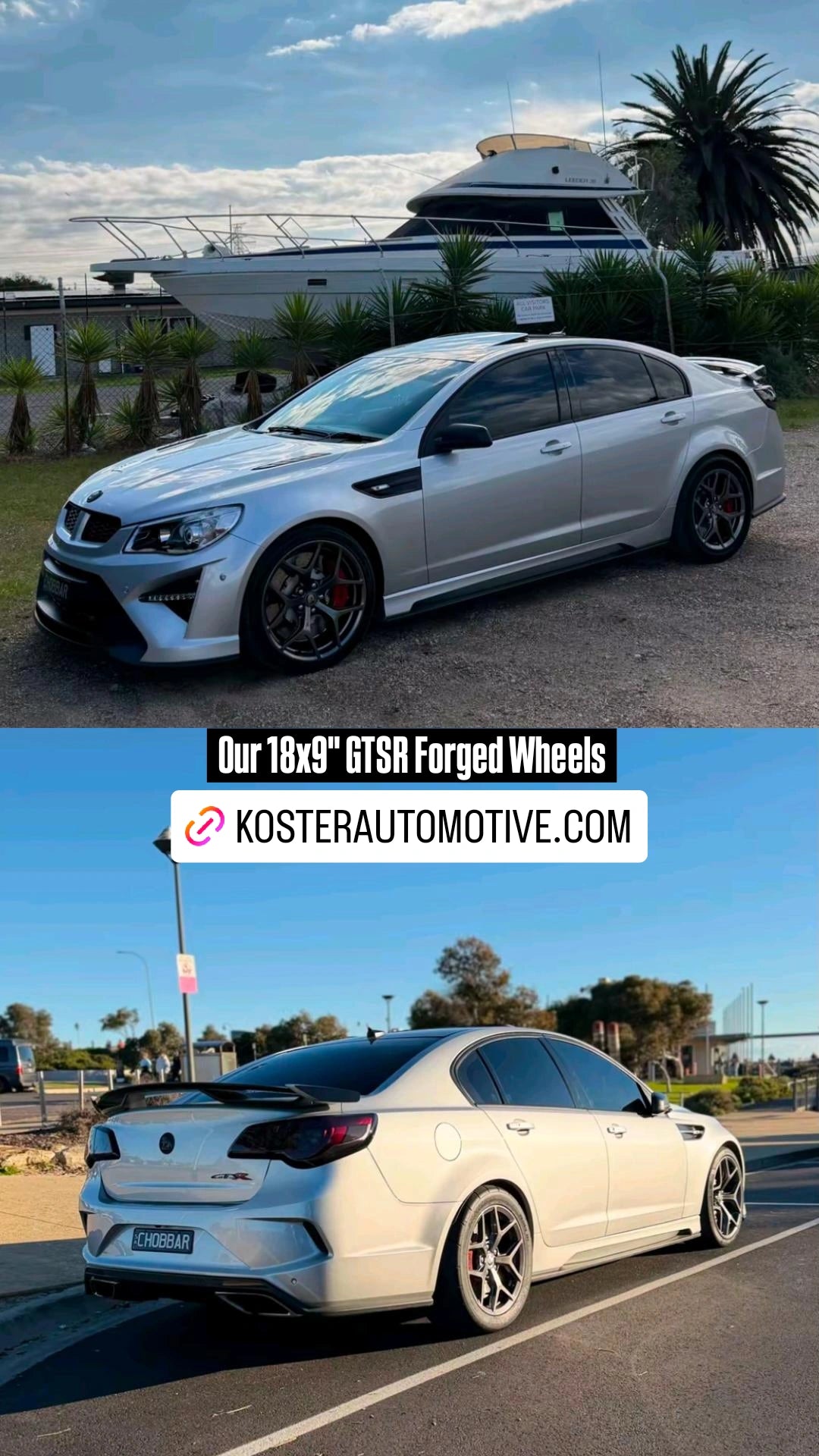 18" VF GTSR Forged Wheels Drag Pack / Roll Racing VE-VF