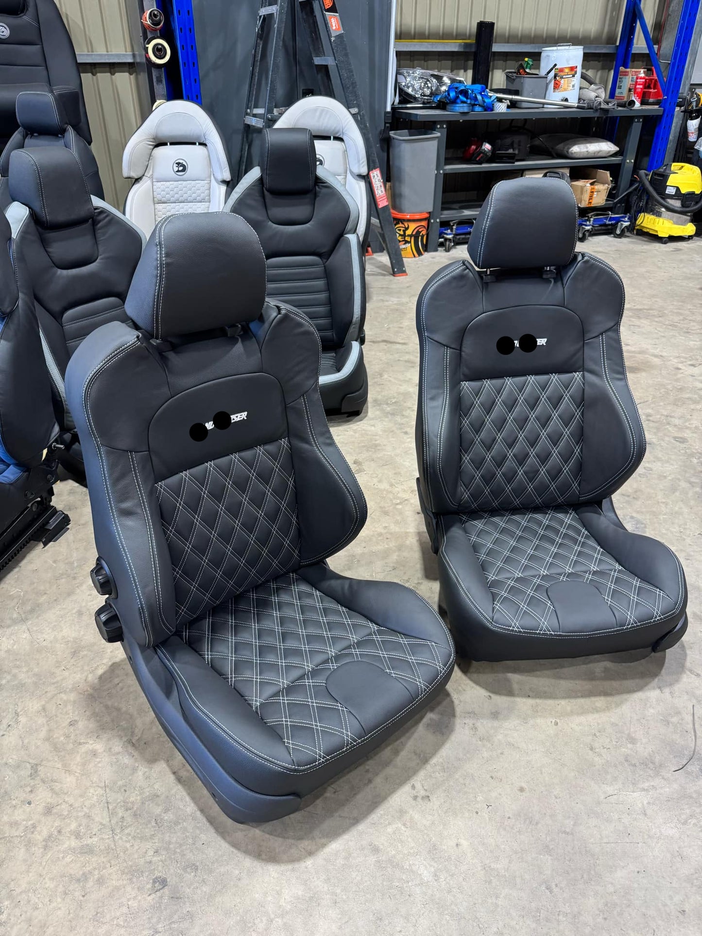 Transform Your 70 Series: Custom Deluxe 4x4 Seats (75–79) with Adaptors Included