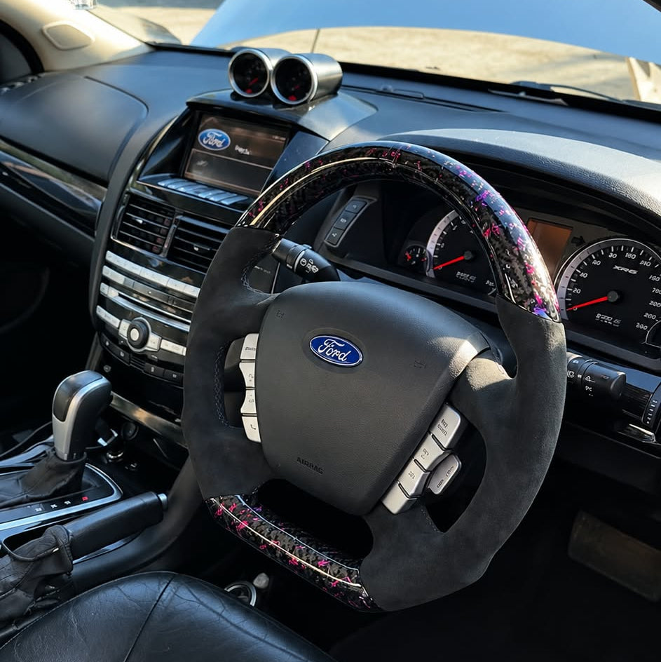 Forged Carbon Steering Wheels - to Suit HOLDEN / FORD VY VZ VE VF FG