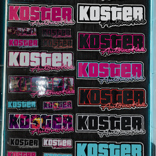 *KOSTER Automotive Sticker 280mm x 85mm